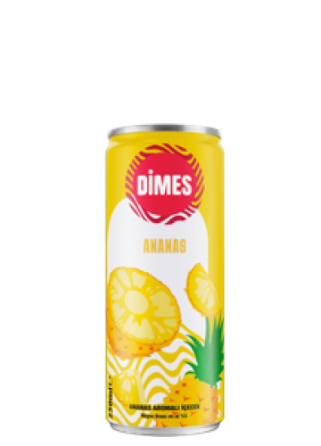 25 C Dimes Ananas İçeceği (Kutu)