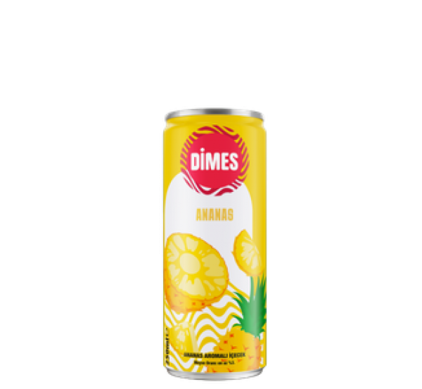 25 C Dimes Ananas İçeceği (Kutu)