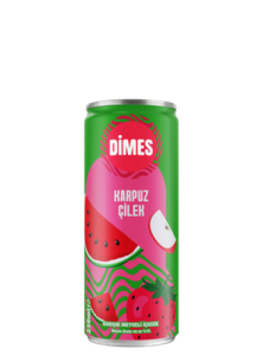 25 C Dimes Karpuz Çilek İçeceği (Kutu)