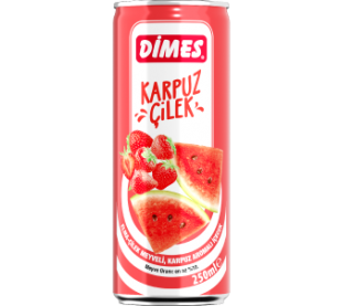25 C Dimes Karpuz Çilek İçeceği (Kutu)