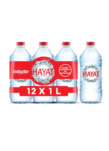 1 L Hayat Doğal Mineralli Su