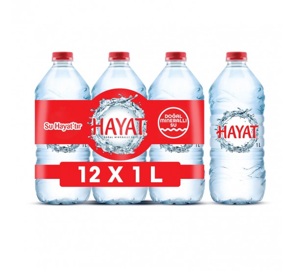 1 L Hayat Doğal Mineralli Su