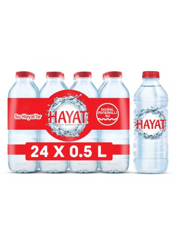 0,5 L Hayat Doğal Mineralli Su
