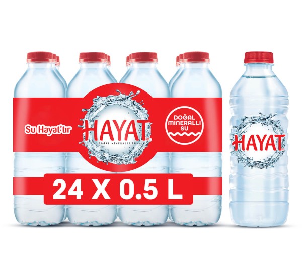 0,5 L Hayat Doğal Mineralli Su