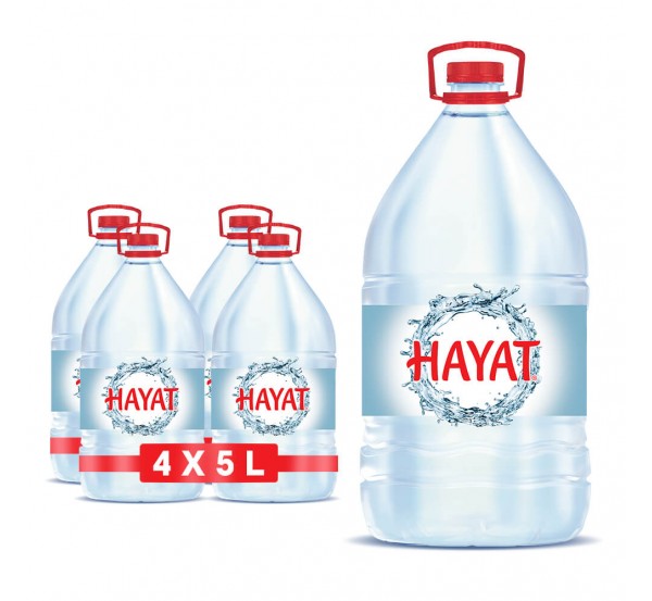 5 L Hayat Doğal Mineralli Su