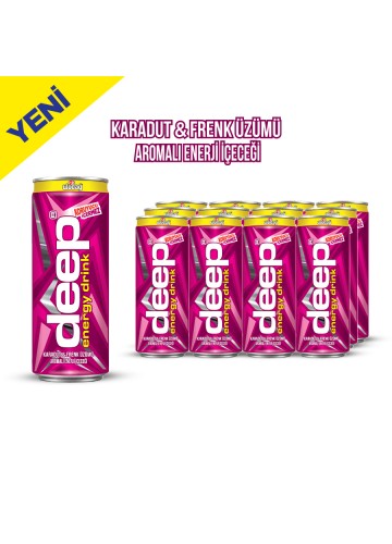 25 C Deep Enerji İçeceği Karadut & Frenk Üzümü